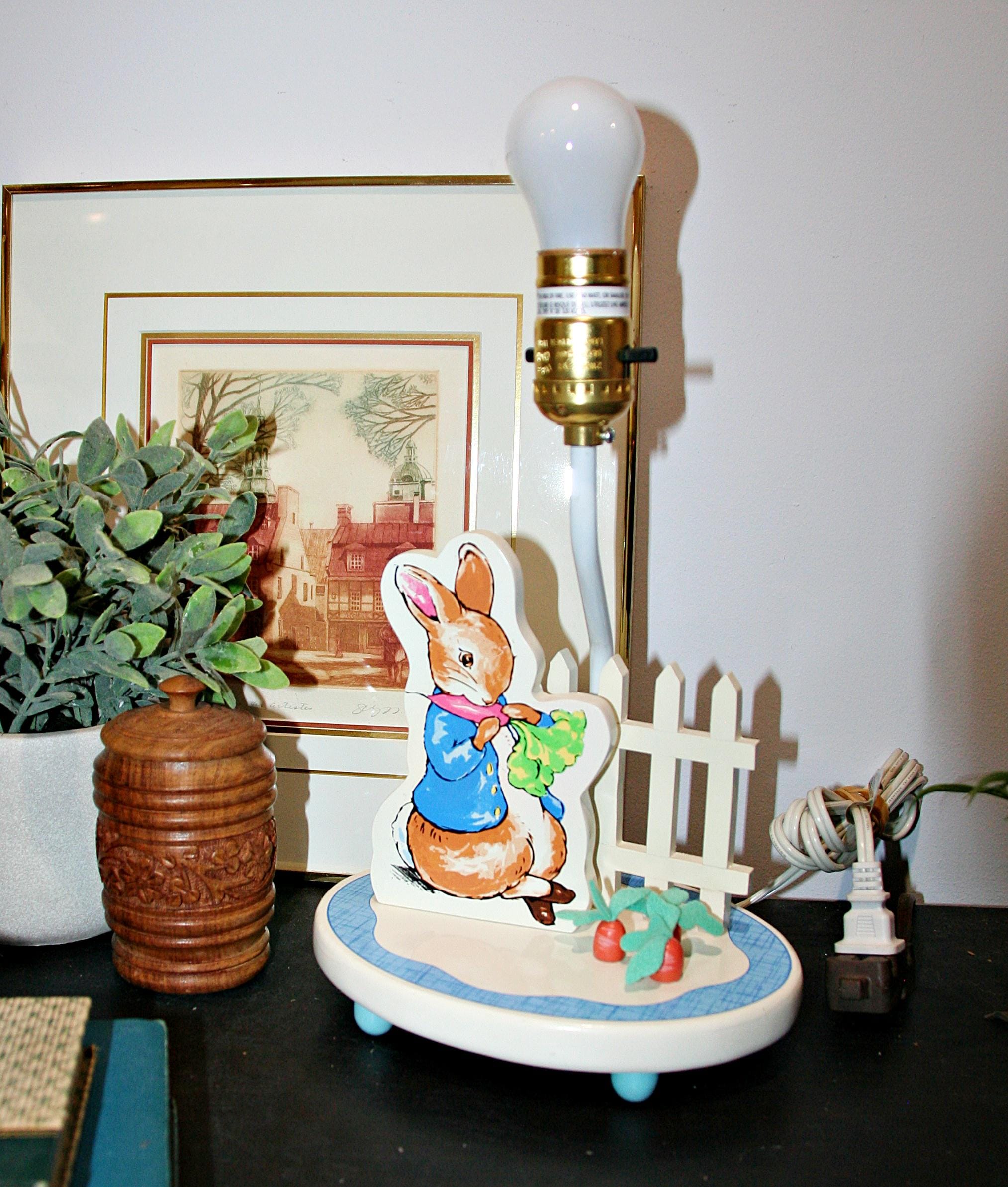 Peter Rabbit Lamp - Etsy