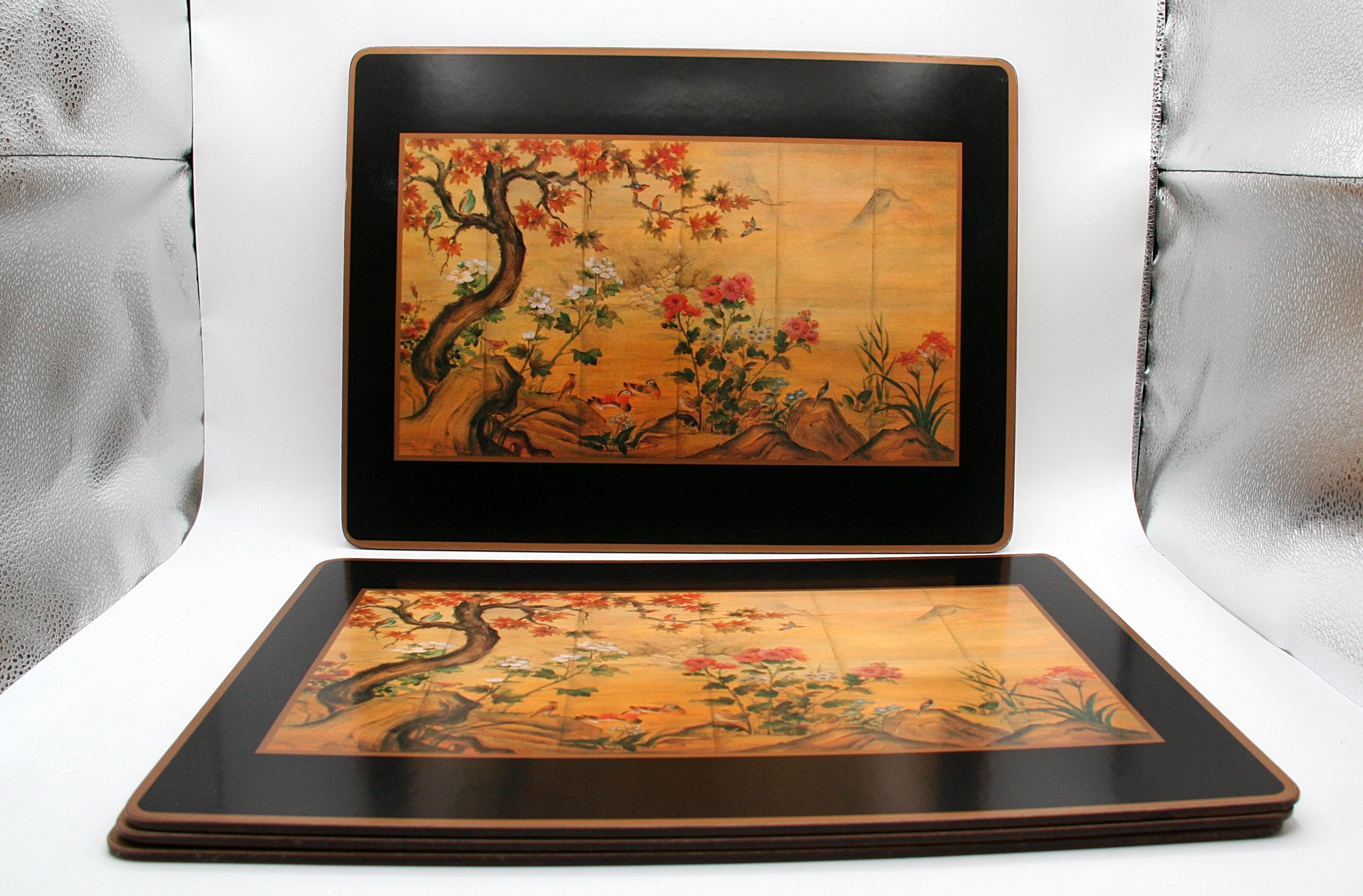 イギリス製　ピンパーネル　テーブルマット　4枚新品 Pimpernel placemat - Etsy 日本