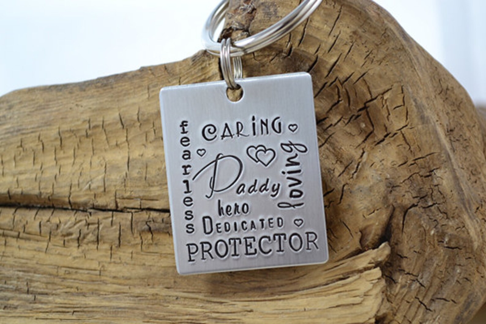 Keychain for Dad Daddy Personalized Keychain Gifts for Etsy