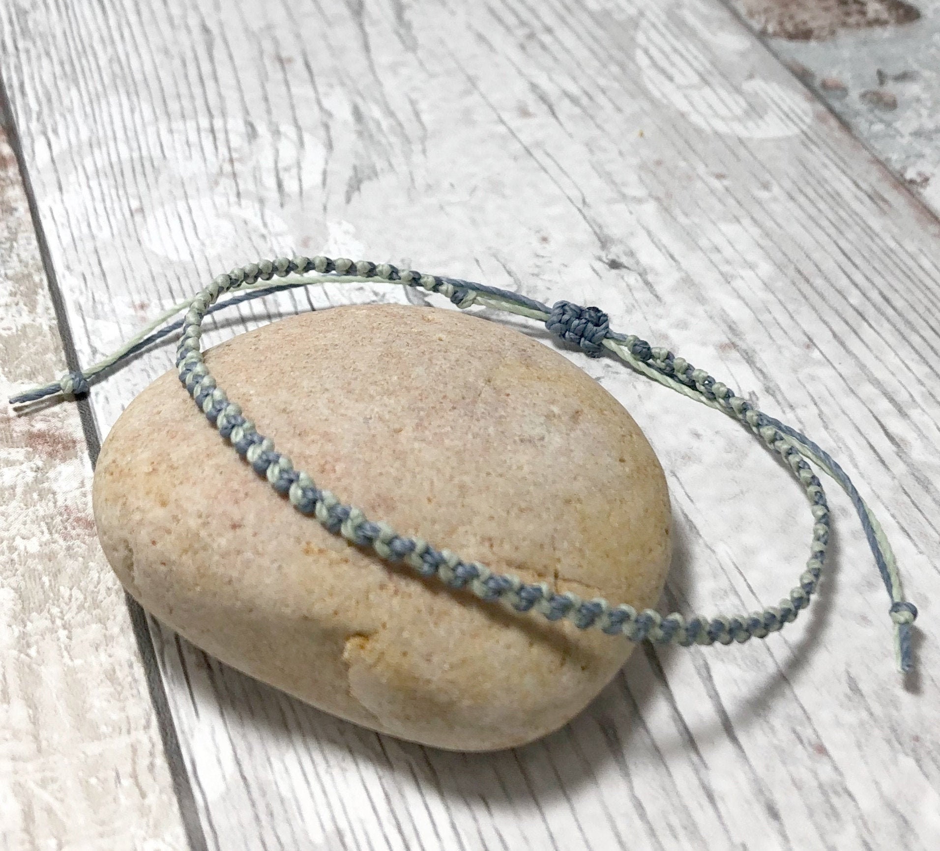 Braided Anklet Waterproof Ankle Bracelet Fine Cord Anklet Etsy