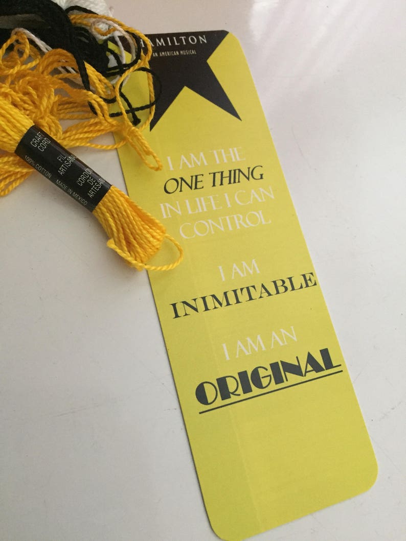 hamilton the musical bookmark aaron burr quote lin manuel etsy