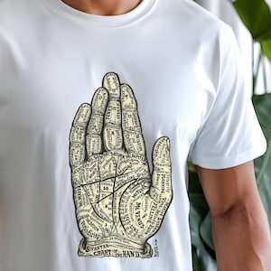 Comfort kleuren Tee grafiek van de hand, Sivartha, spirituele afbeelding, vintage afbeelding, cadeau voor hem, cadeau voor haar, boho-esthetiek, kunstliefhebber