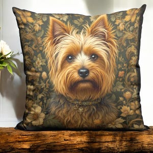 Yorkshire Terrier Pillow, Dog Mom Gift, Pet Lover Gift,  Gift For Her, Gift For Wife, Gift For Mom, Gift For Best Friend, Yorkie Mom Gift