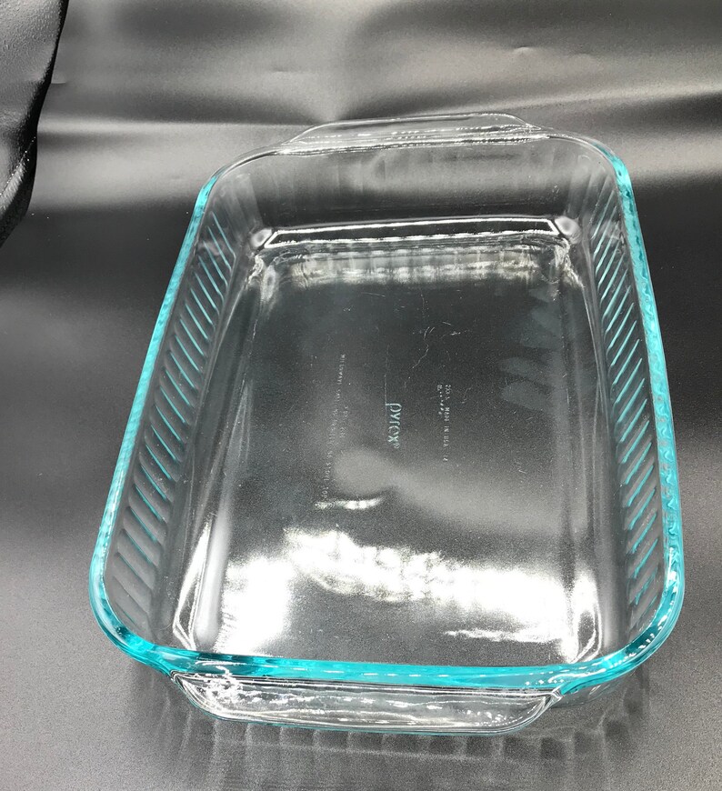 Pyrex Lasagna Baking Dish Ice Blue 3 Quart Size Etsy