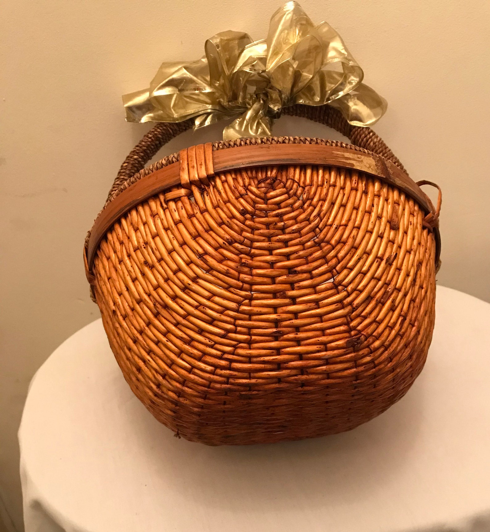 Holiday Wicker Gift Presentation Baskets/wicker Table Etsy