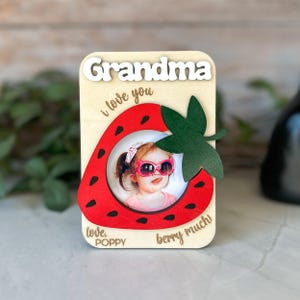 Fridge Mom Grandma Photo Magnet, Mother’s Day Gift, Photo Frame, Gift for Mom, Gift for Grandma, Mother’s Day Picture Frame, Kids Photo