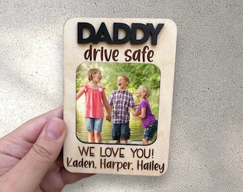Papà personalizzato Papà Festa del papà Regalo Shadow Box Cornice Foto Foto Stampa su misura Cristalli Cristalli abbelliti Ottimo regalo di compleanno - Italia
