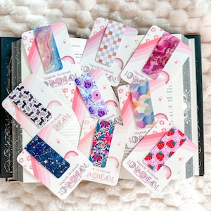Magnetic Bookmarks - Laminated Bookmark, Book Lover Gifts, Booktok, Bookish