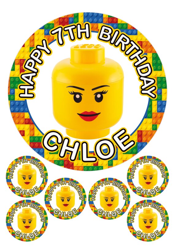 personalised lego head