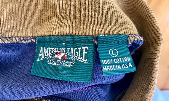 Vintage 1990s Y2K USA Made M's American Eagle Str… - image 8