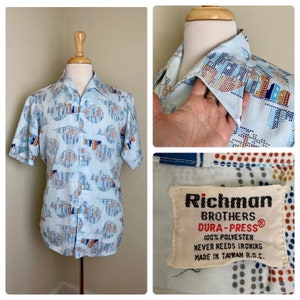 60's Richman Brothers 開襟シャツvintage Richman Brothers - Etsy
