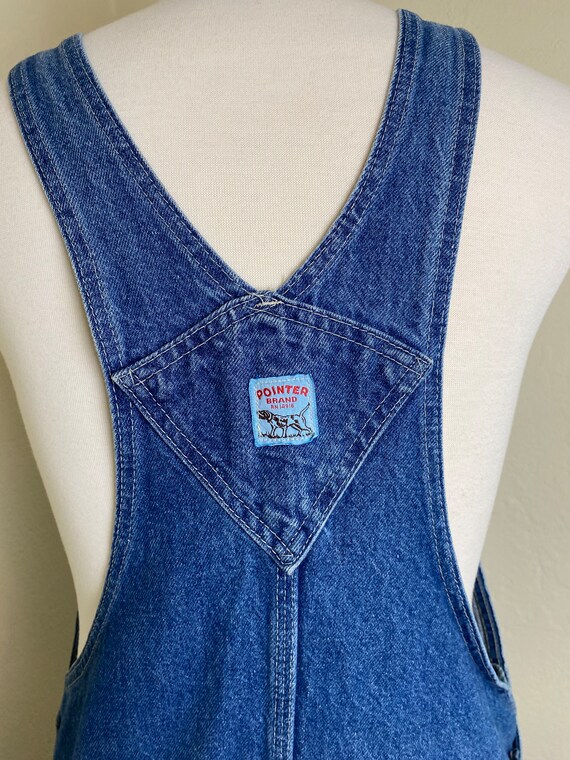 Vintage Pointer Brand Overall Bibs Mens 40X29 Blue De… Gem