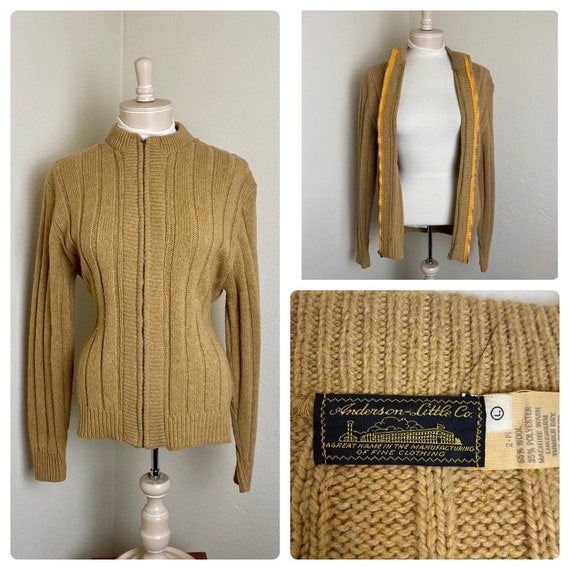 Vintage 50's Anderson Little Wool Blend Cardigan … - image 1