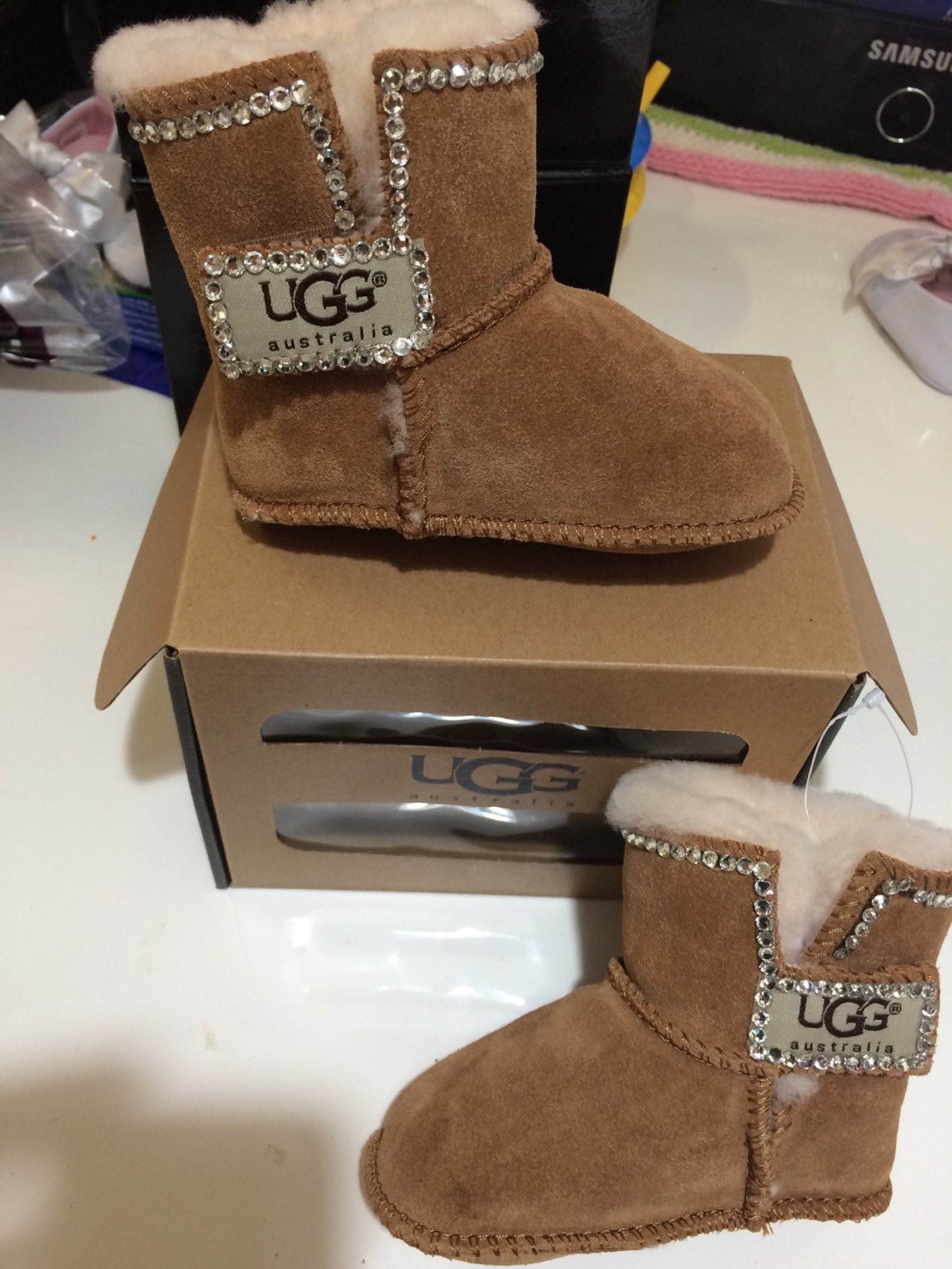 Baby Uggs Baby Boots Fur Boots Etsy