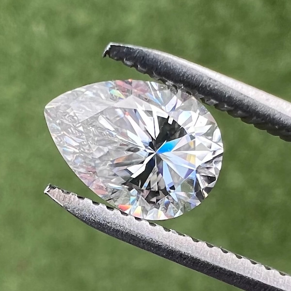 Pear Loose Moissanite Forever Brilliant Moissanite Loose Pear