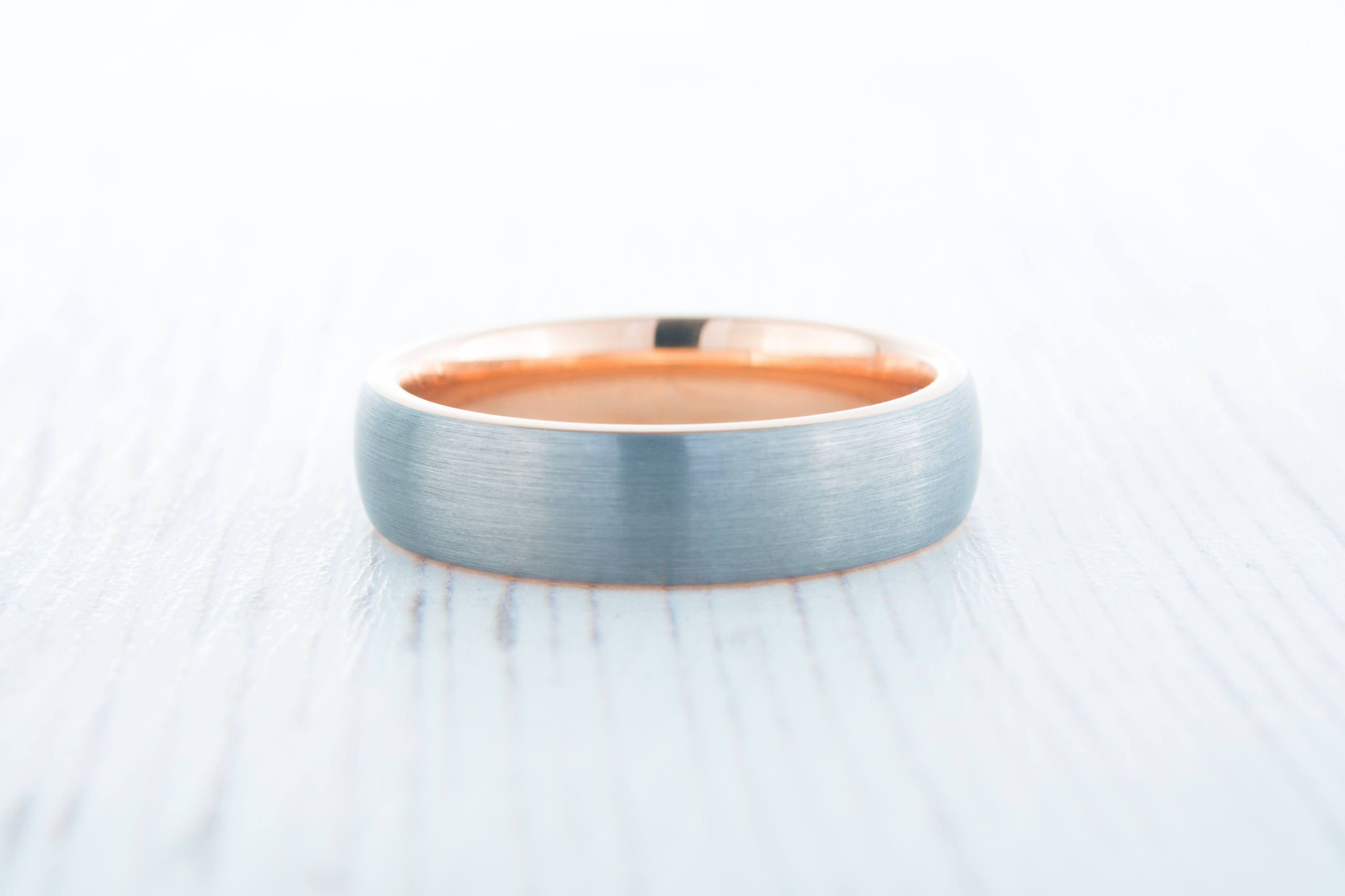 Best Designer Jewelry Titanium Sterling Silver Inlay 6mm Brushed Band Best Designer Jewelry Titanium Sterling Silver Inlay 6mm Brushed Band
