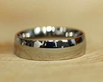 2mm Titanium Comfort Fit Dome Ring – Wedding Band Or Thumb Ring, Sizes 5-14