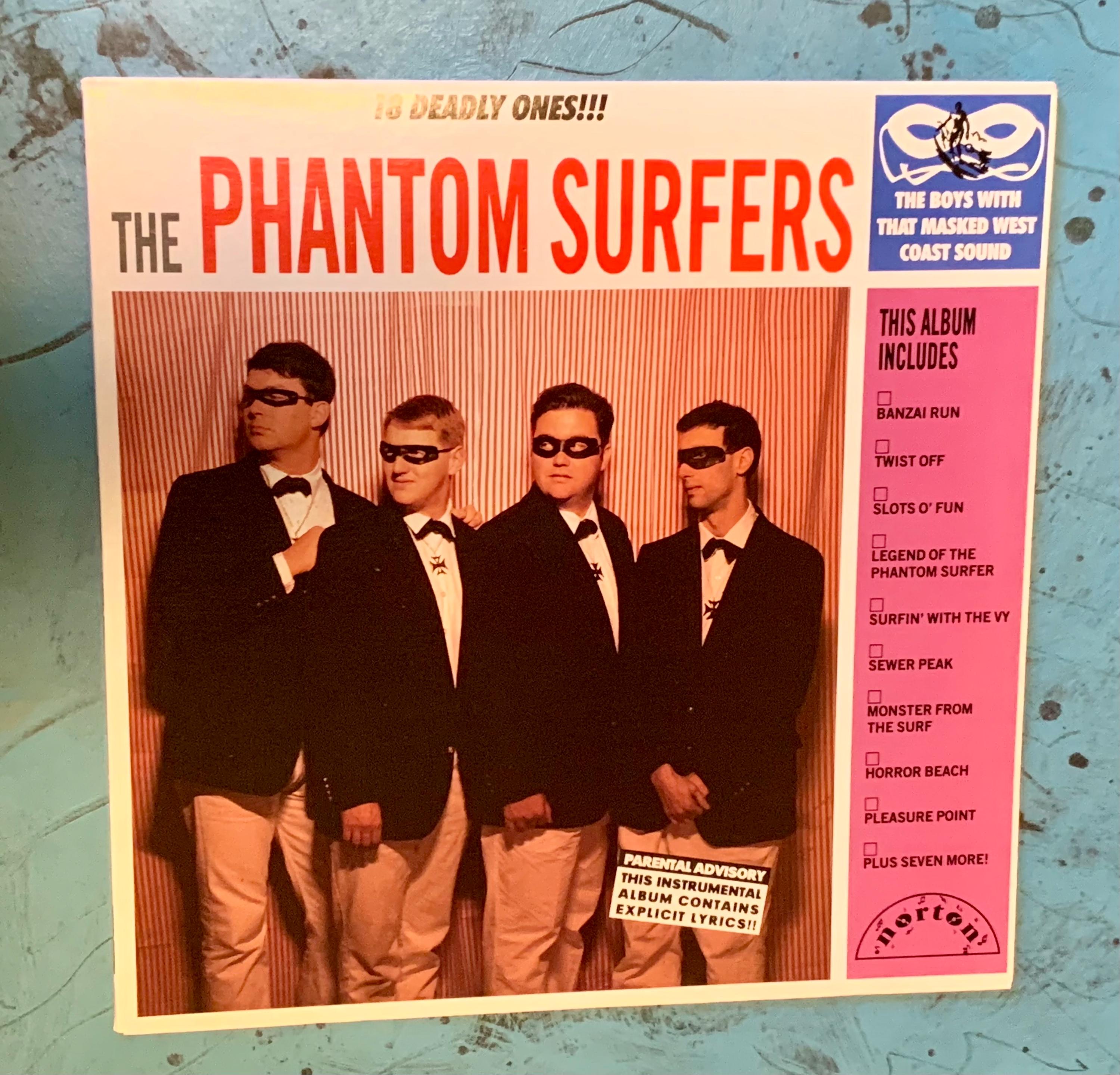 The PHANTOM SURFERS 18 Deadly Ones 33 1/3 LP Vinyl Tiki Surf 1991