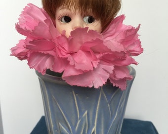 Porcelain Flower Girl 80's Kewpie