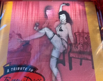 A Tribute To BETTY PAGE Back To The 50’s - Flicker Front CD - 1997 on Cult Music Sealed