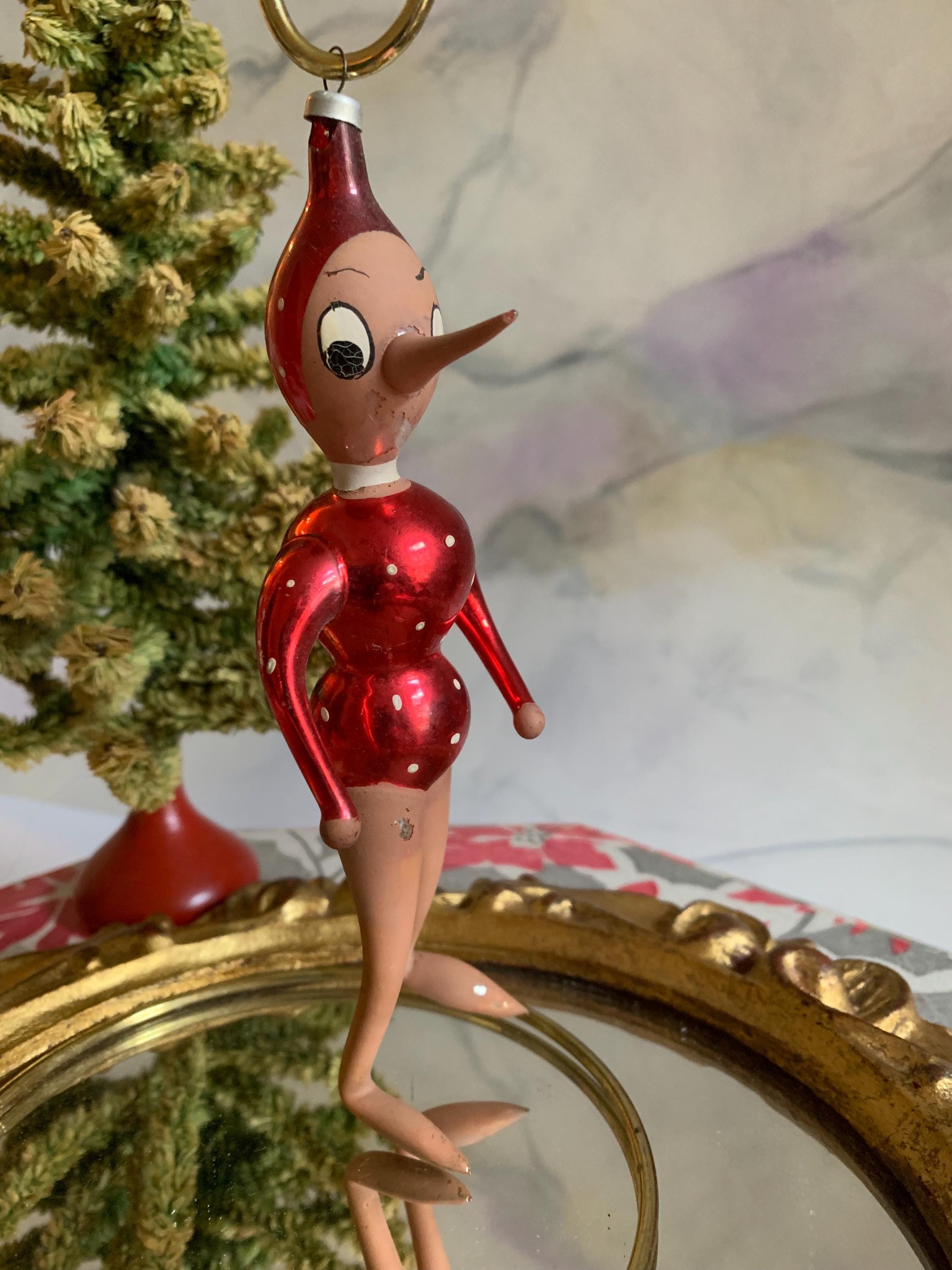 Vintage Glass Pinocchio - Etsy