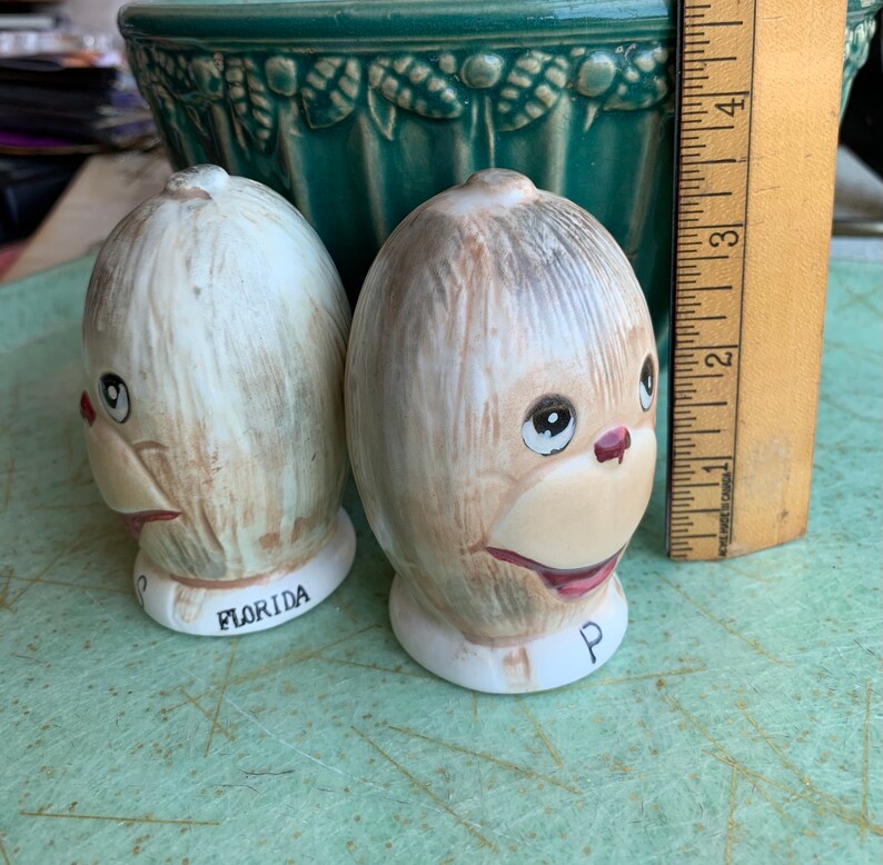 Kitsch Overload Kenmar Monkey Head Salt and Pepper JAPAN Etsy