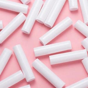 Lip Balm Containers for Custom Gifts Bulk Empty Containers for Your Wedding, Baby Shower, Retirement or Family Reunion White Tubes with Caps