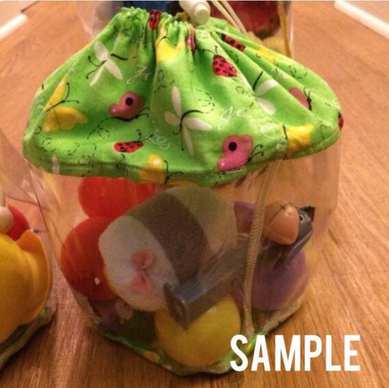 Clear Plastic Toy Storage Bag Set of 3 Arrow Print Bags Etsy