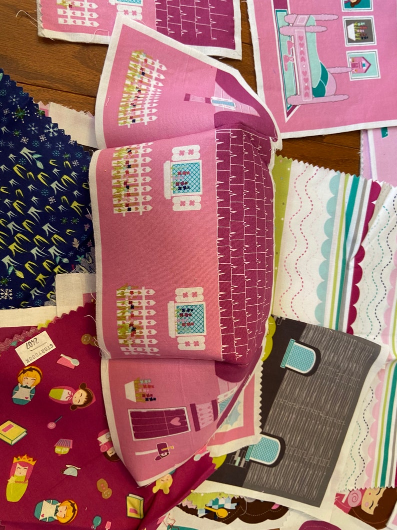Dollhouse Fabric Set Storybook Fabric Kit Make your own Etsy