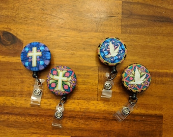 Christian Symbol Badge Reels