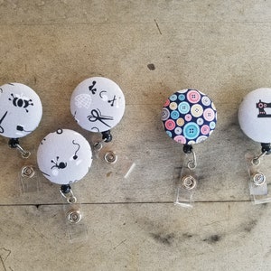 Sewing or Seamstress decorative badge reels