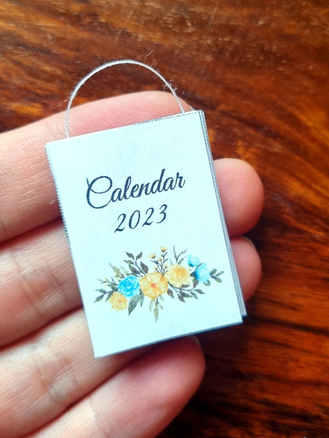 Printable DIY Calendar for Doll House in 1:12 Scale Digital - Etsy