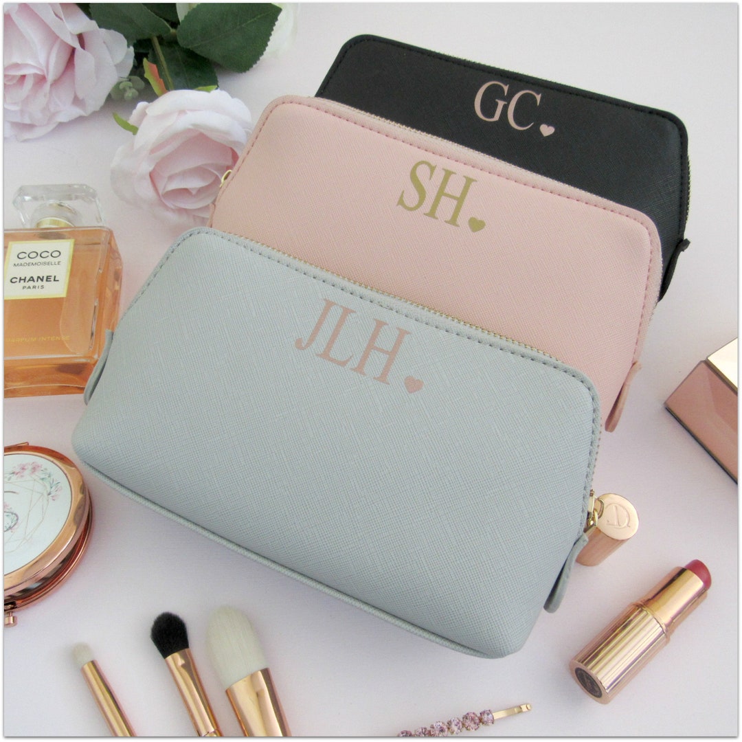 Personalised Initial Make up Bag Bridesmaid Proposal Etsy UK