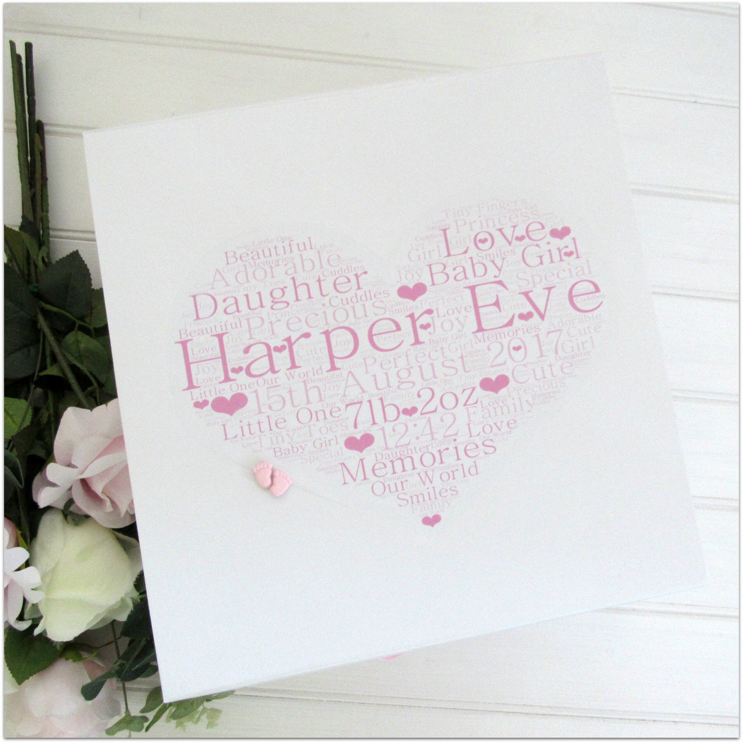 baby girl keepsake box