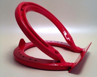 Ipad Stand Book Stand Tablet Stand Made from Horseshoes.