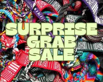 Mystery Imperfect Woven Friendship Bracelet Grab Bag