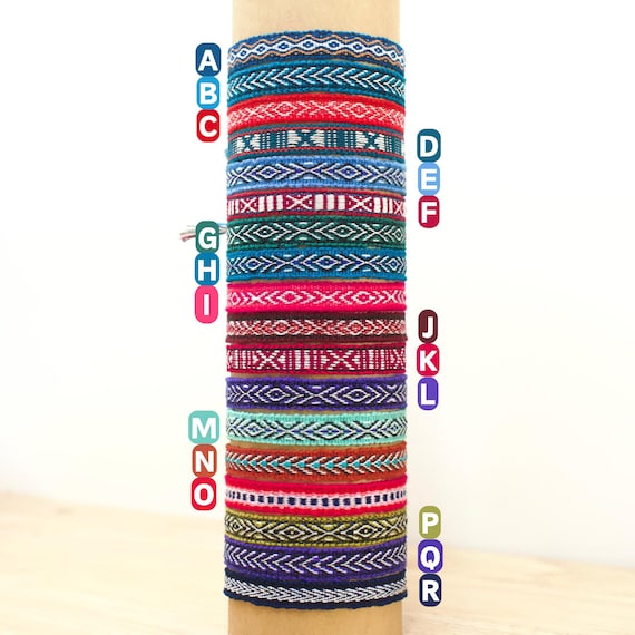 Woven Handmade Boho Slim Bracelet, Woven Textile, Friendship Bracelet, Stacking, Anklet, Boho Jewelry, Handwoven Textile Bracelet