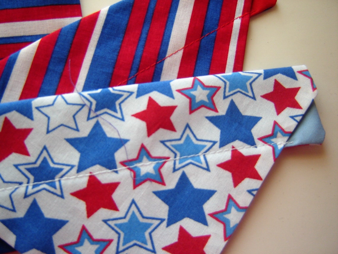 SALE Patriotic Stars or Red White and Blue Stripes Your Etsy