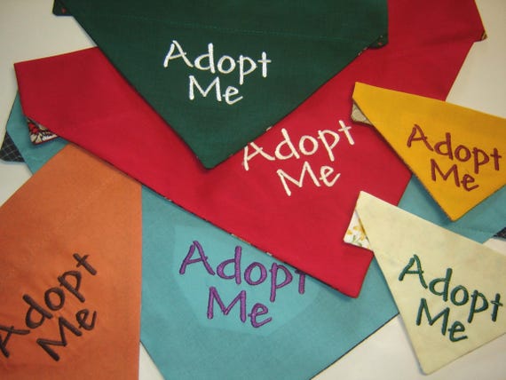 Adopt Me Dog Bandana Scarf Grab Bag: Shelter Donation, Foster Gift
