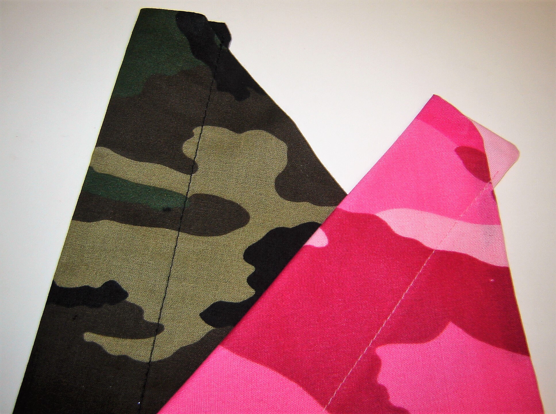 Pink Camouflaged Over the Collar Dog Bandana That Slips onto Their Existing Collar Size Extra Large Pink Camouflaged Over the Collar Dog Bandana That Slips onto Their Existing Collar Size Extra Large