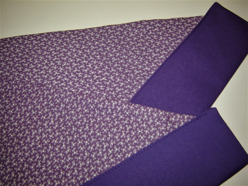 I Don't Shed Embroidered on Purple Dog Scarf Over the Collar Dog Bandana image 4