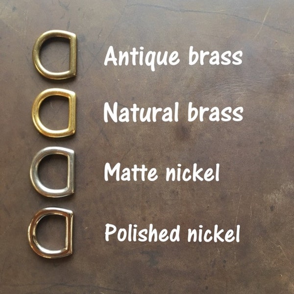Hardware Options- Antique Brass, Natural Brass, Matte Nickel, Polished Nickel