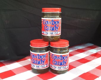 Cowboy Candy. Sweet and hot jalapeños