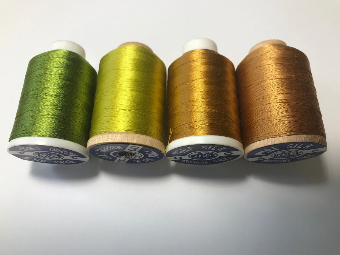 Bulk Spools of Silk Thread Gudebrod/utica Sizes A 0 and Etsy