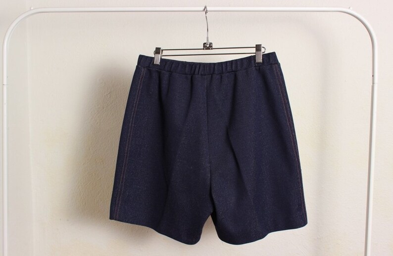 50s Style Faux Denim Play Shorts Large Extra Large