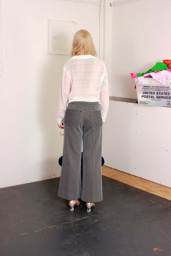 White Striped Sailor Pants / Large