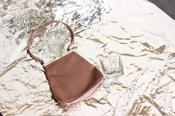 90s Furla Mini Champagne Handbag