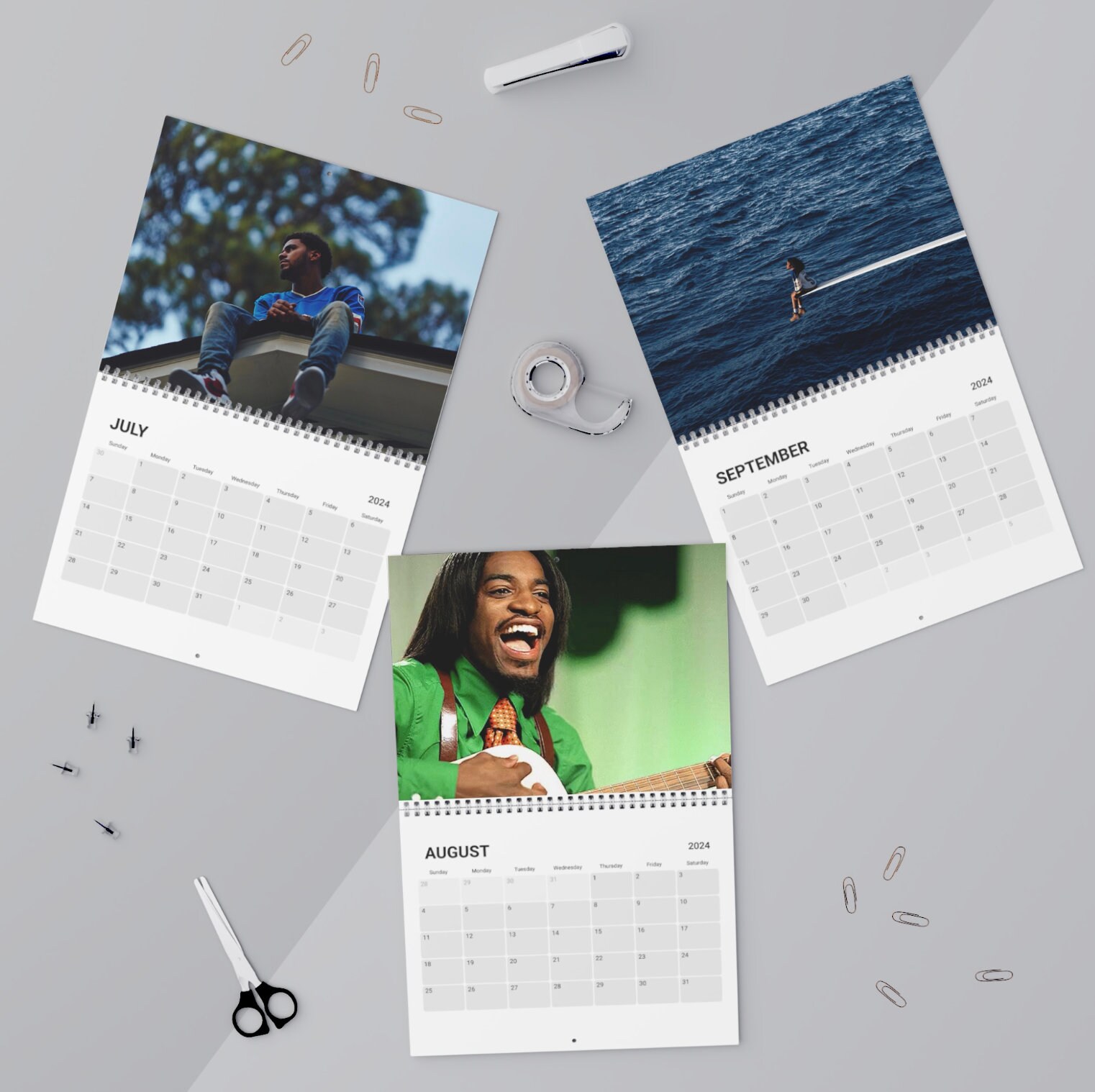 Rhythm and Rhymes 2024 Calendar, Wall Calendars 2024, Music Calendar