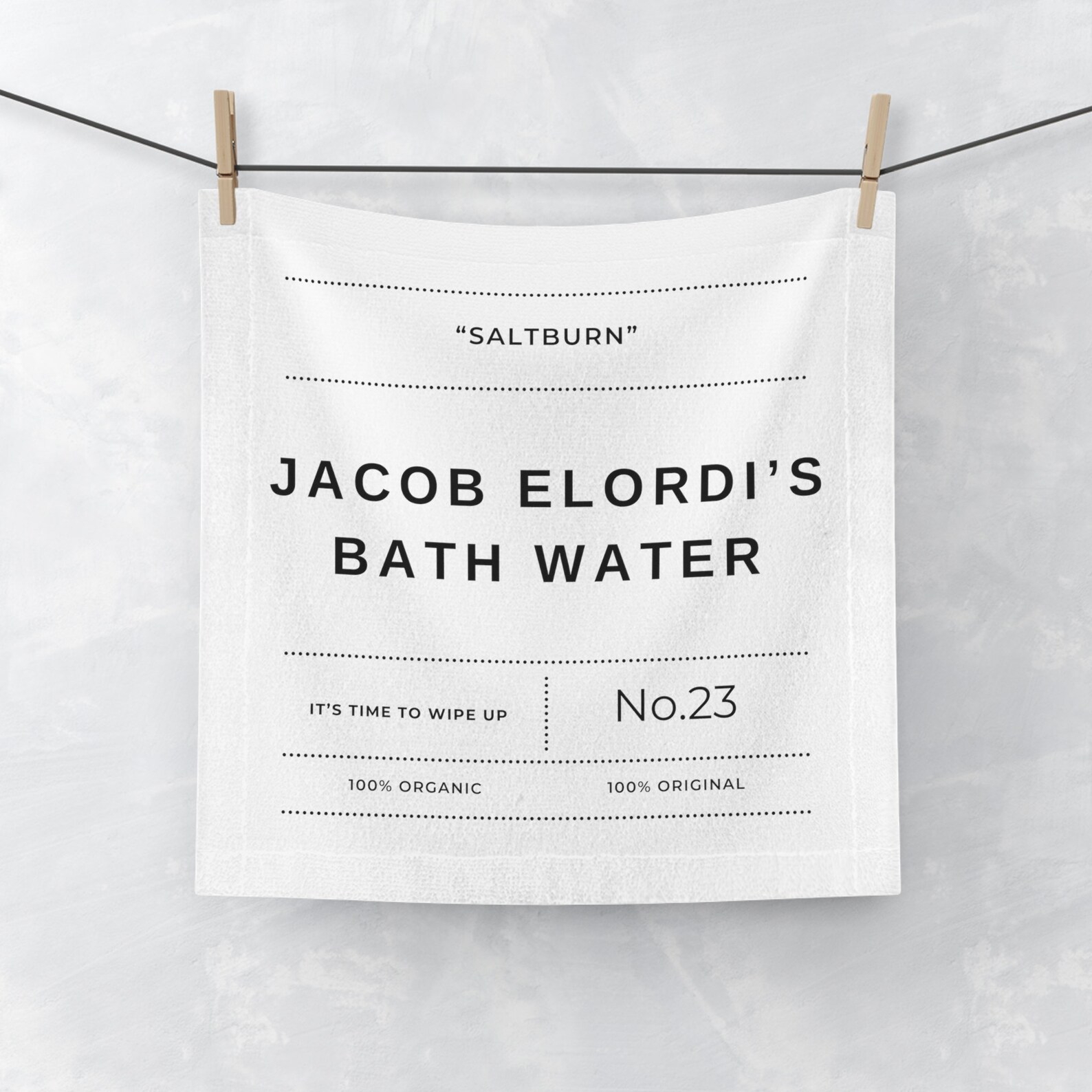 Saltburn Film Jacob Elordi Bath Water Washcloth, Saltburn Movie, Barry Keoghan, Saltburn Merch