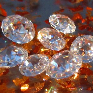Double-Sided Rose Cut Classique Moissanite from Julia B Jewelry